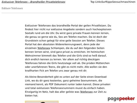 Details : Brandheißer Privattelefonsex