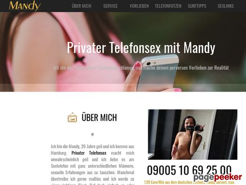 Privater Telefonsex mit Mandy